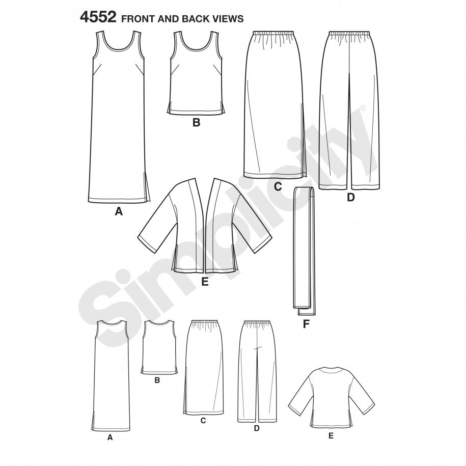 Simplicity Smart and Casual Wear S4552