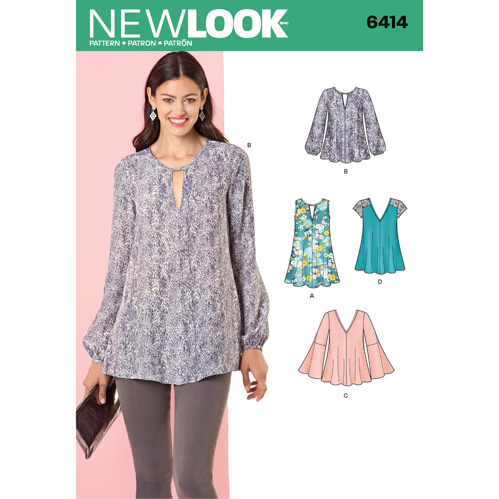 New Look Tops and Tunics N6414