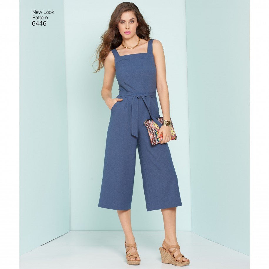 New Look Jumpsuit and Dress N6446 The Fold Line