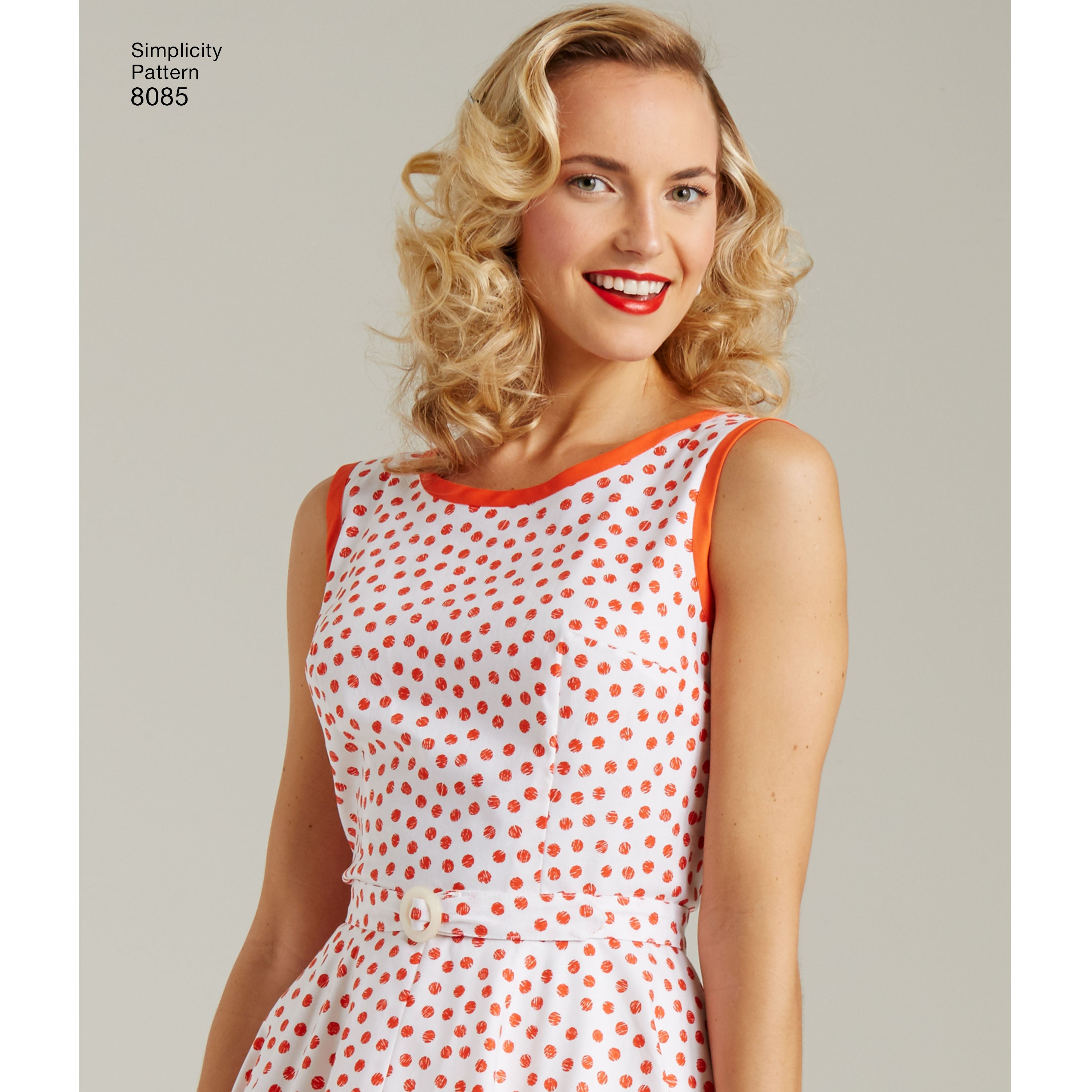Simplicity Vintage 1950's Dress S8085
