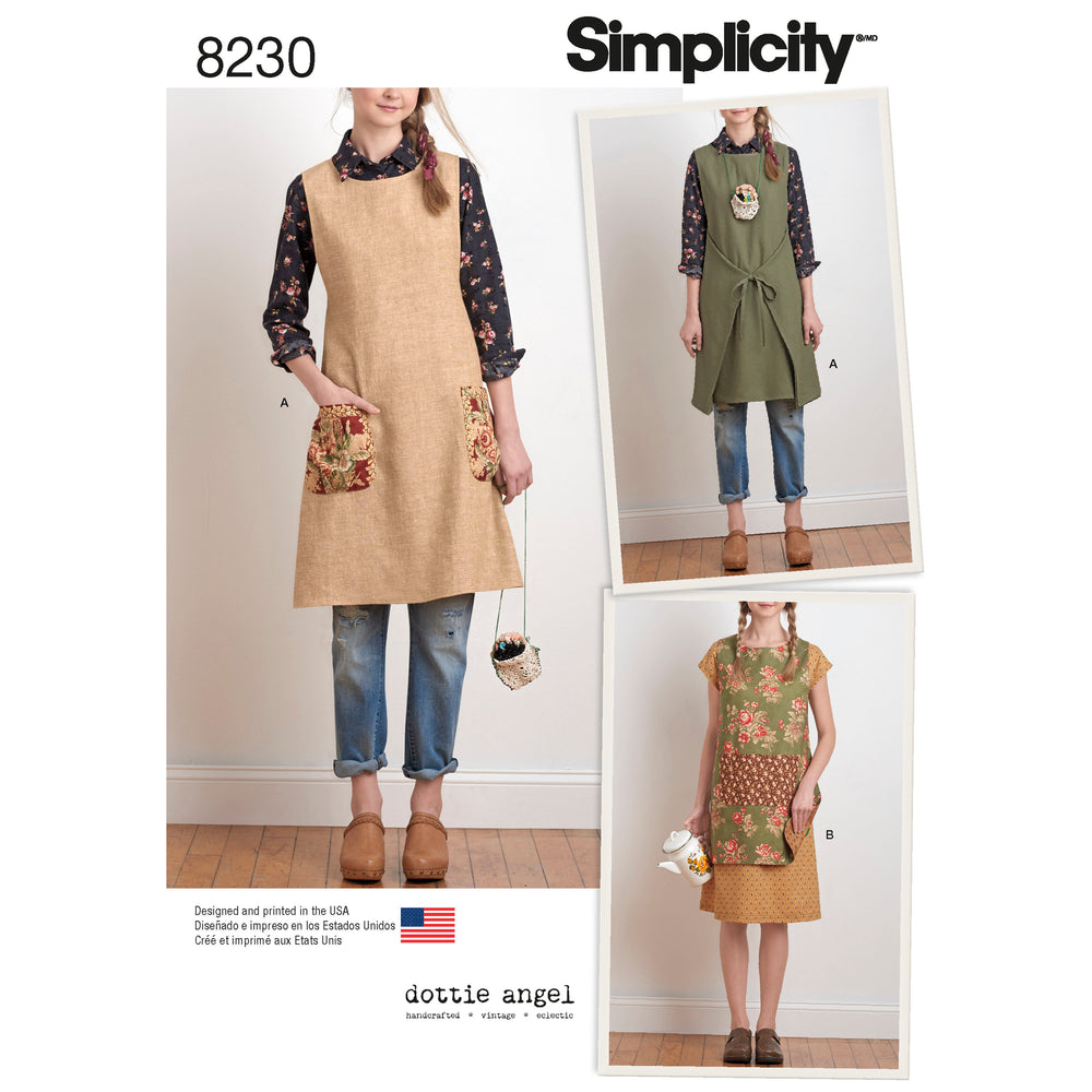 Simplicity Apron Dress and Tabard S8230
