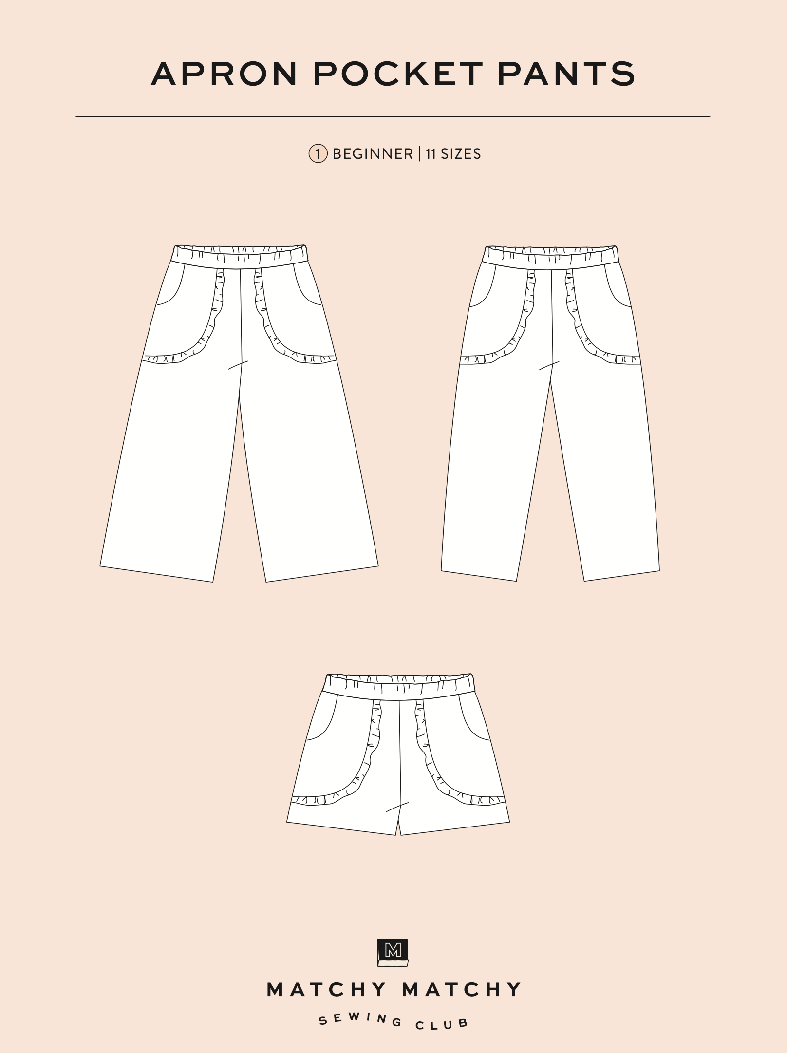 Matchy Matchy Apron Pocket Pants