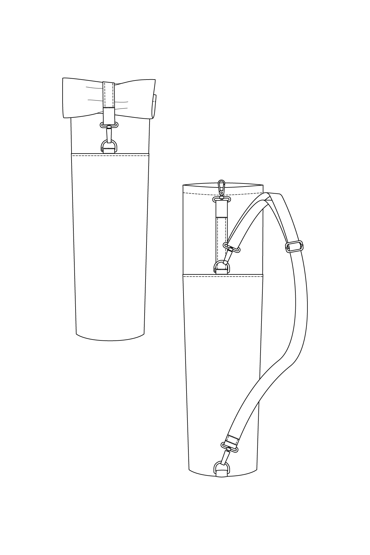 Named Aura Yoga Mat Bag