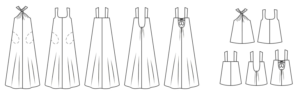Papercut Patterns Aalto Dress and Top