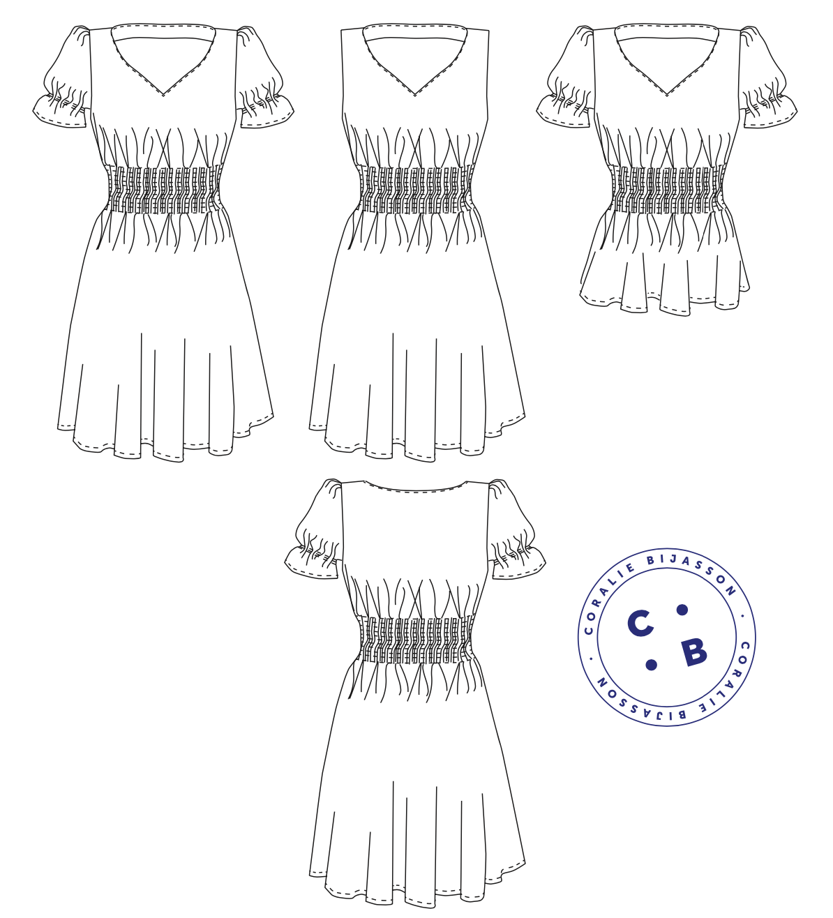 Coralie Bijasson Alaïa Dress and Blouse