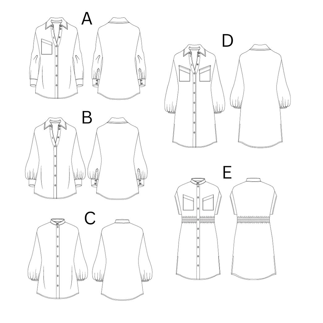 Sew.lala Patterns Alea Shirt and Dress