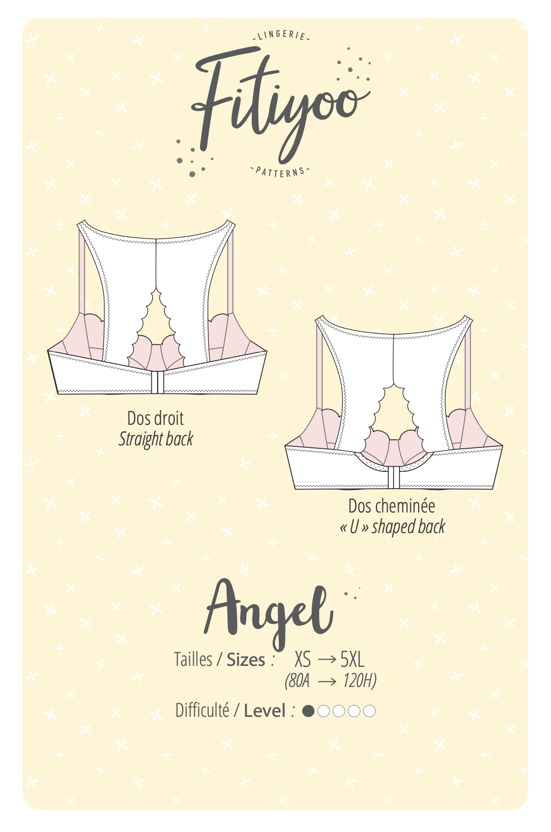 Fitiyoo Angel Lace Bra Back PDF