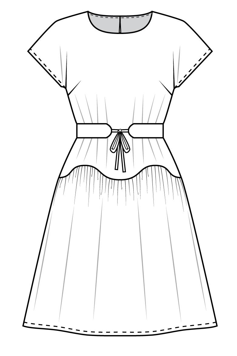 Forget-me-not Patterns April Dress