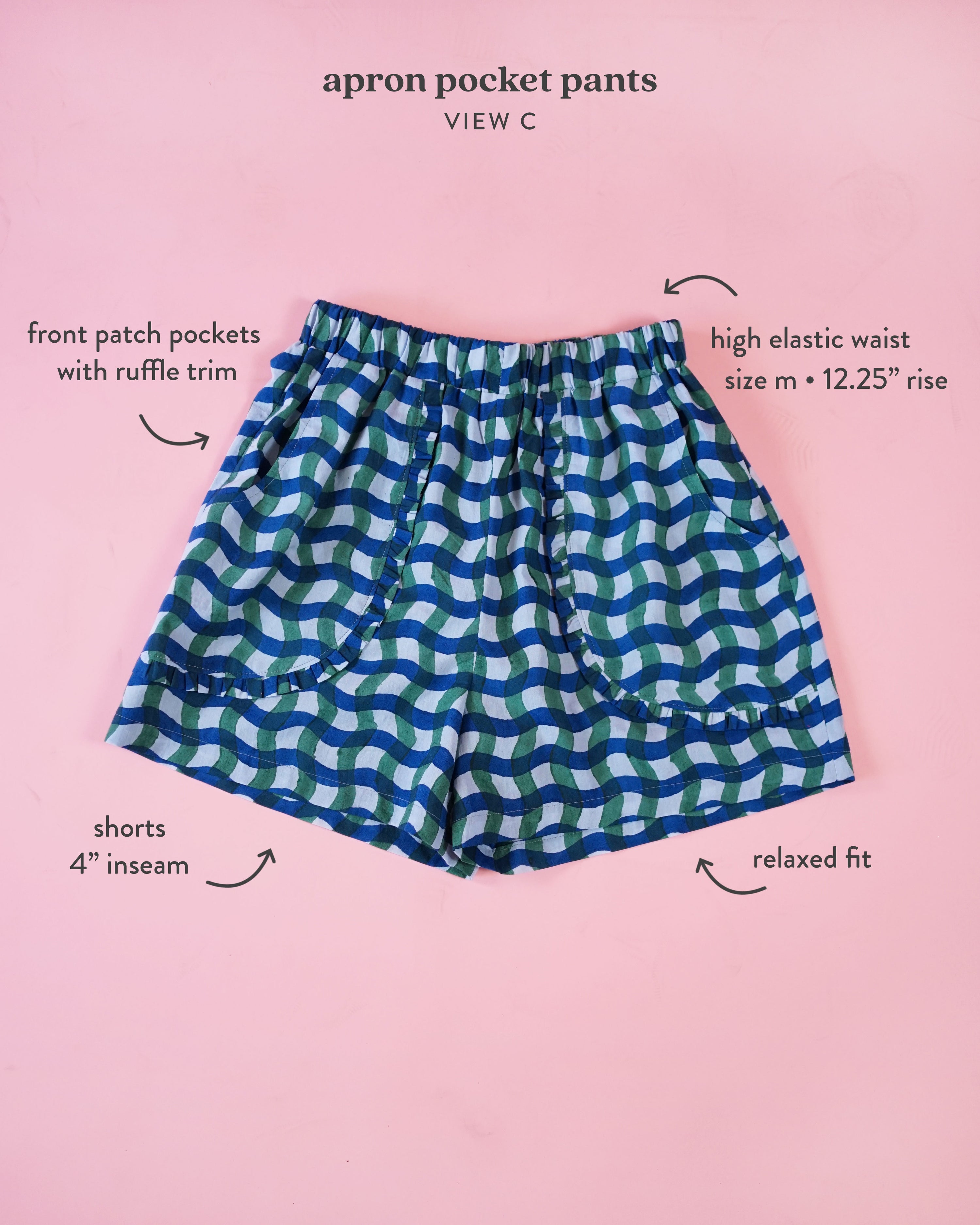 Matchy Matchy Apron Pocket Pants