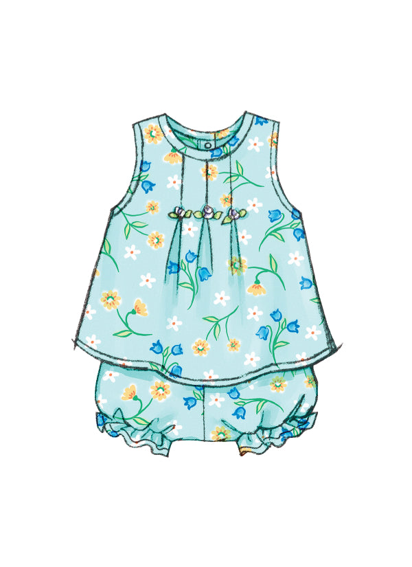 Butterick Baby Outfits B3405