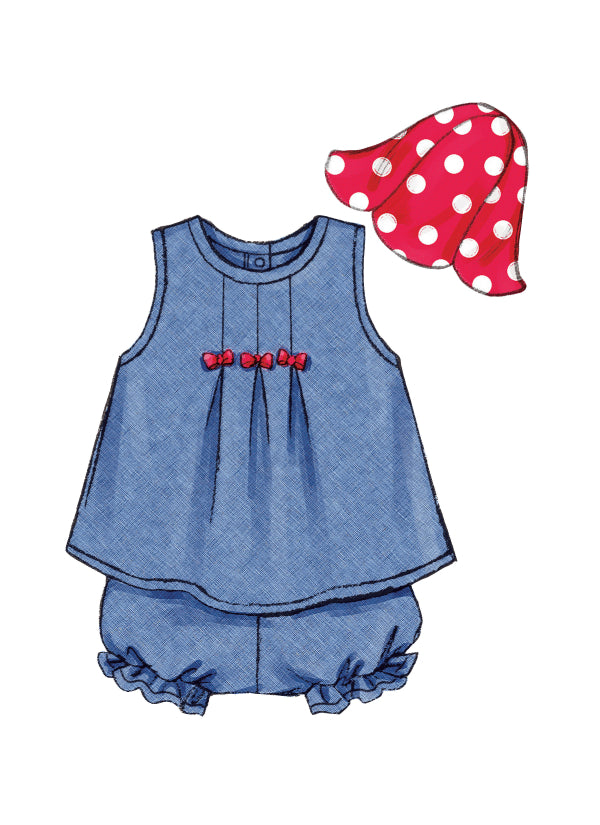 Butterick Baby Outfits B3405