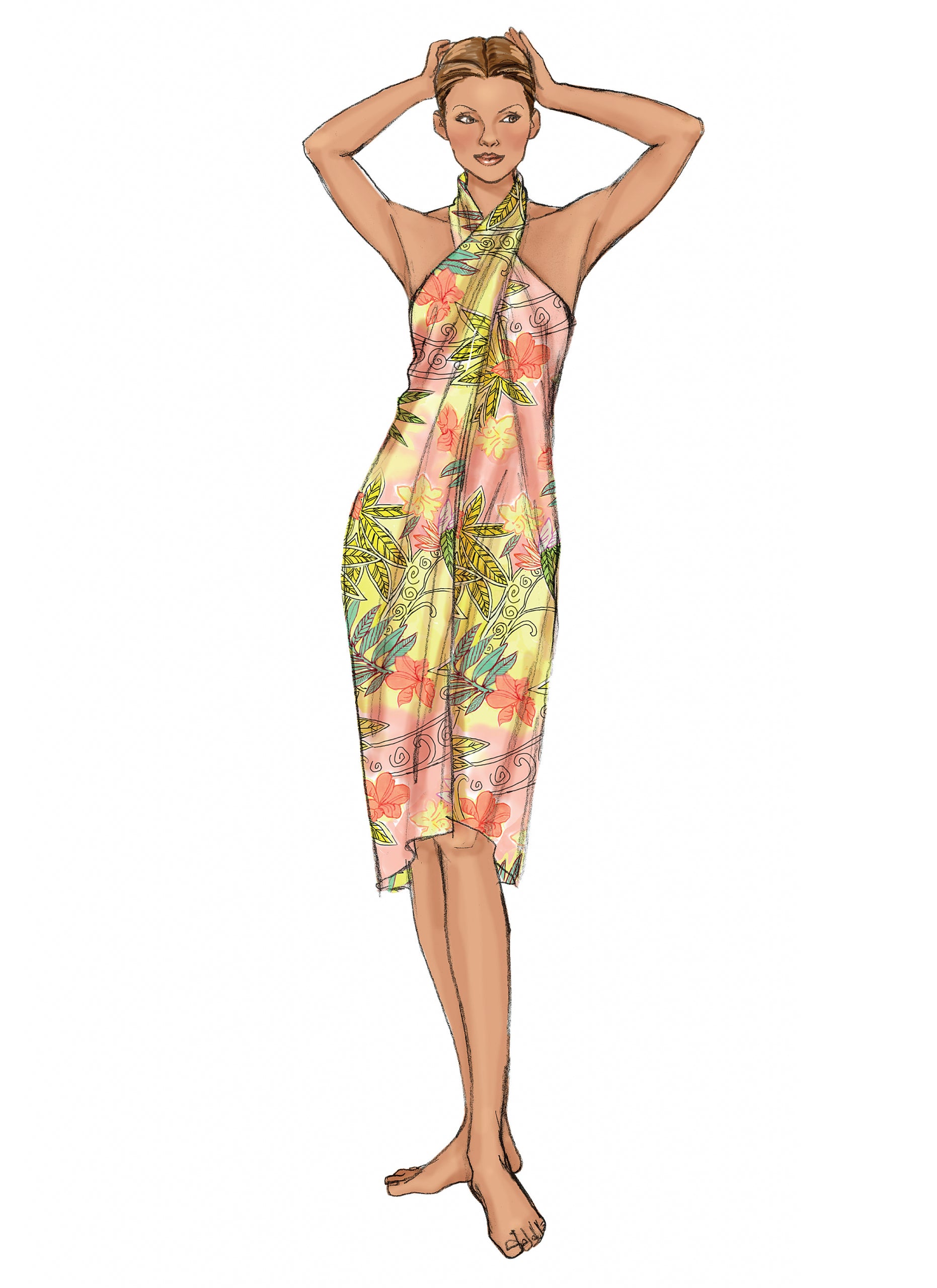 Butterick Swimsuits and Wrap B4526