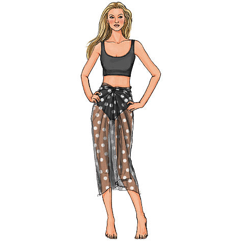 Butterick Swimsuits and Wrap B4526