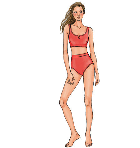 Butterick Swimsuits and Wrap B4526