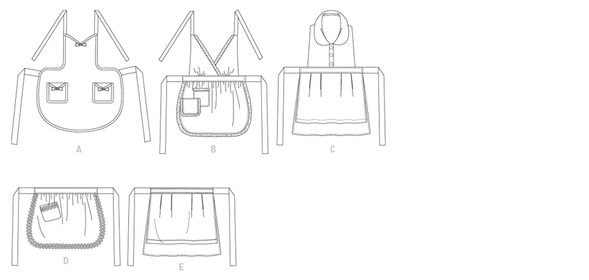 Butterick Aprons B5474