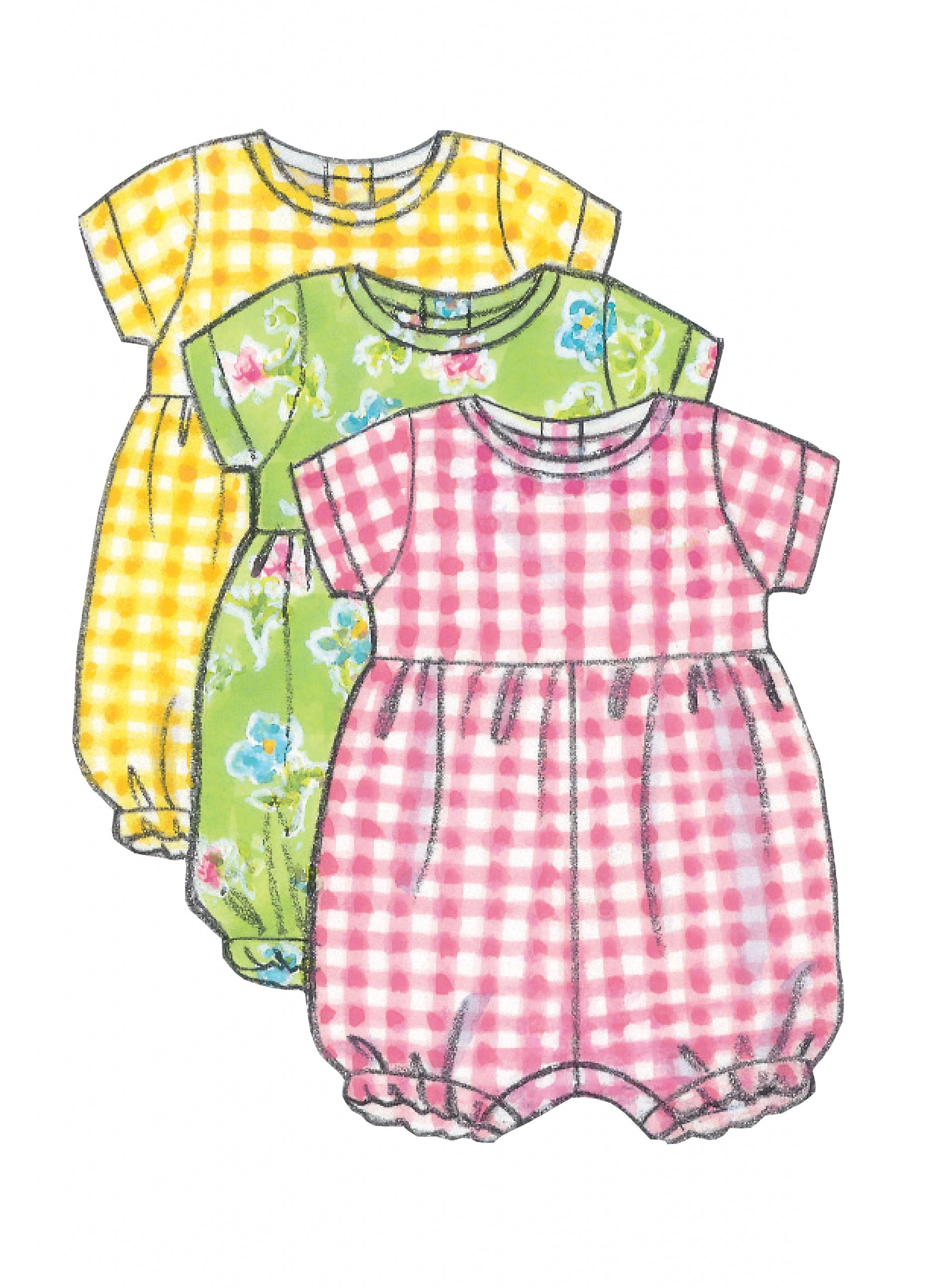 Butterick Baby Outfits B5624
