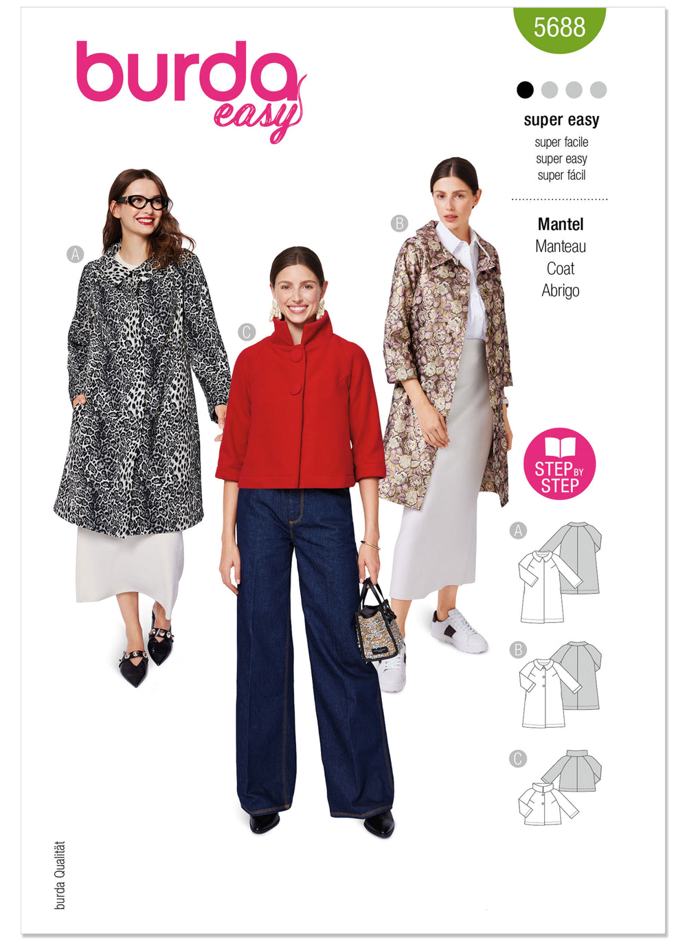 Burda Misses' Coats and Jackets 5688