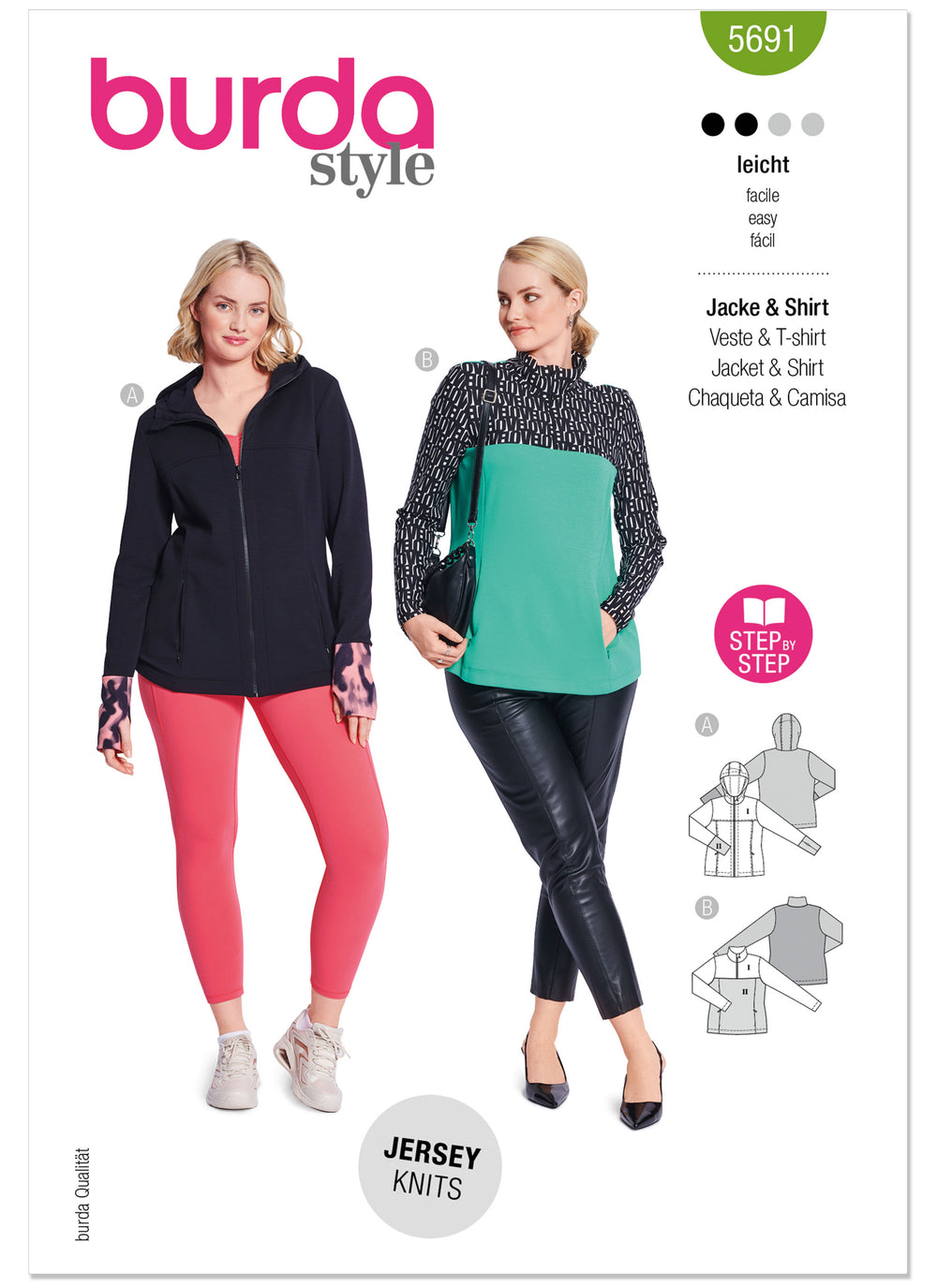 Burda Misses' Sports Shirts 5691