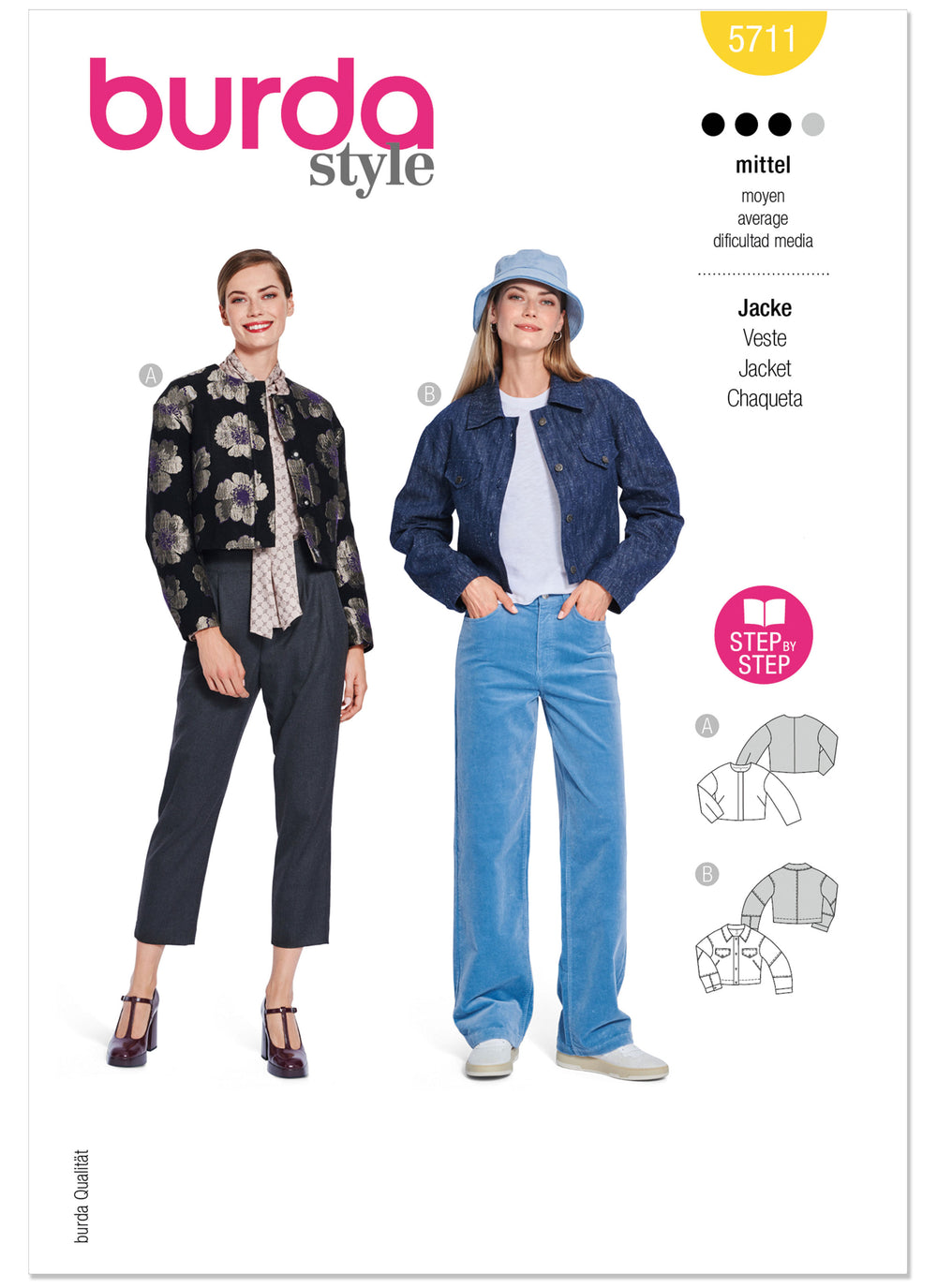 Burda Misses' Jackets 5711