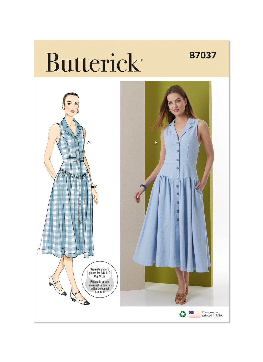 Butterick Dress B7037