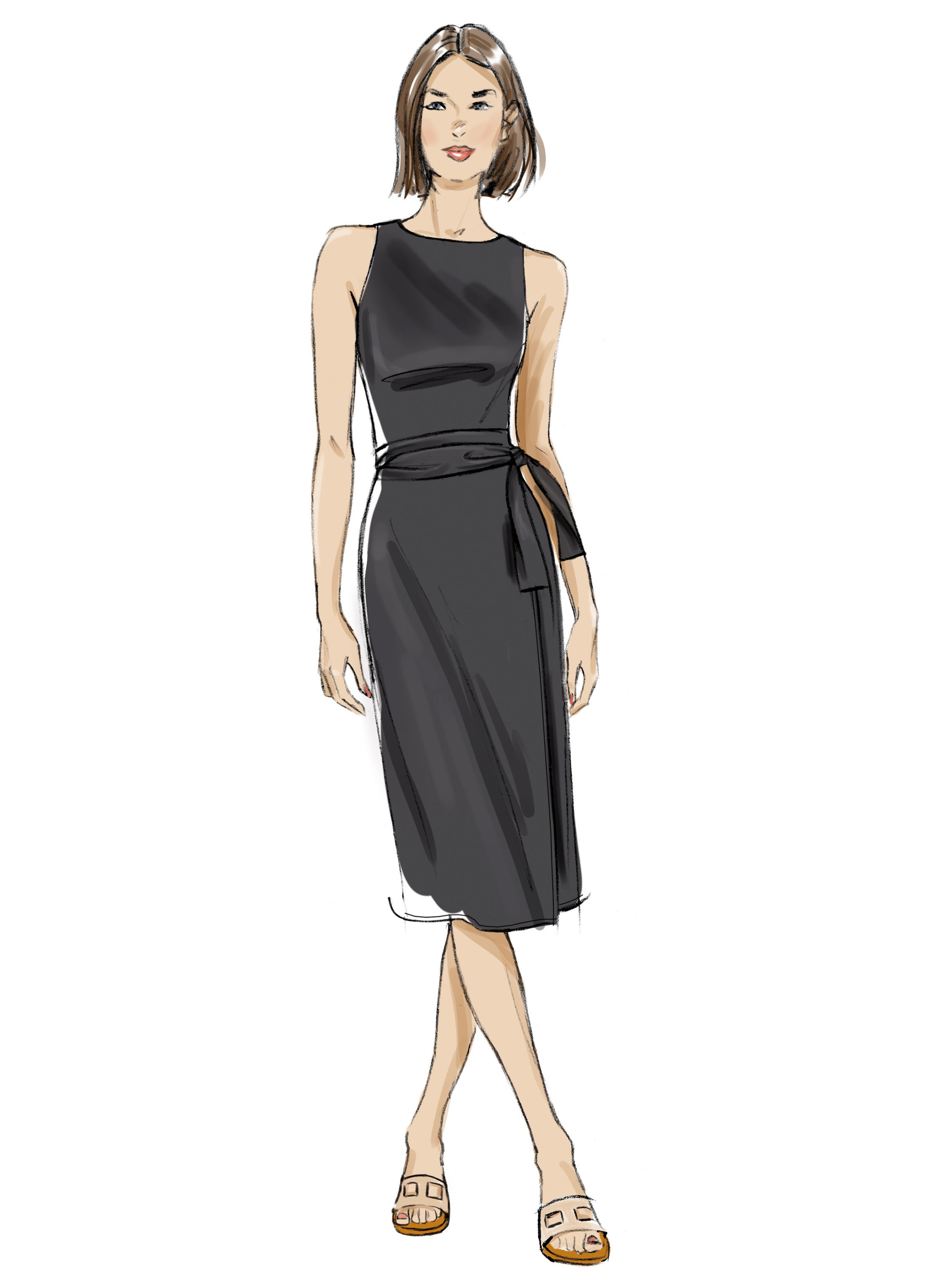 Butterick Knit Dress B7040