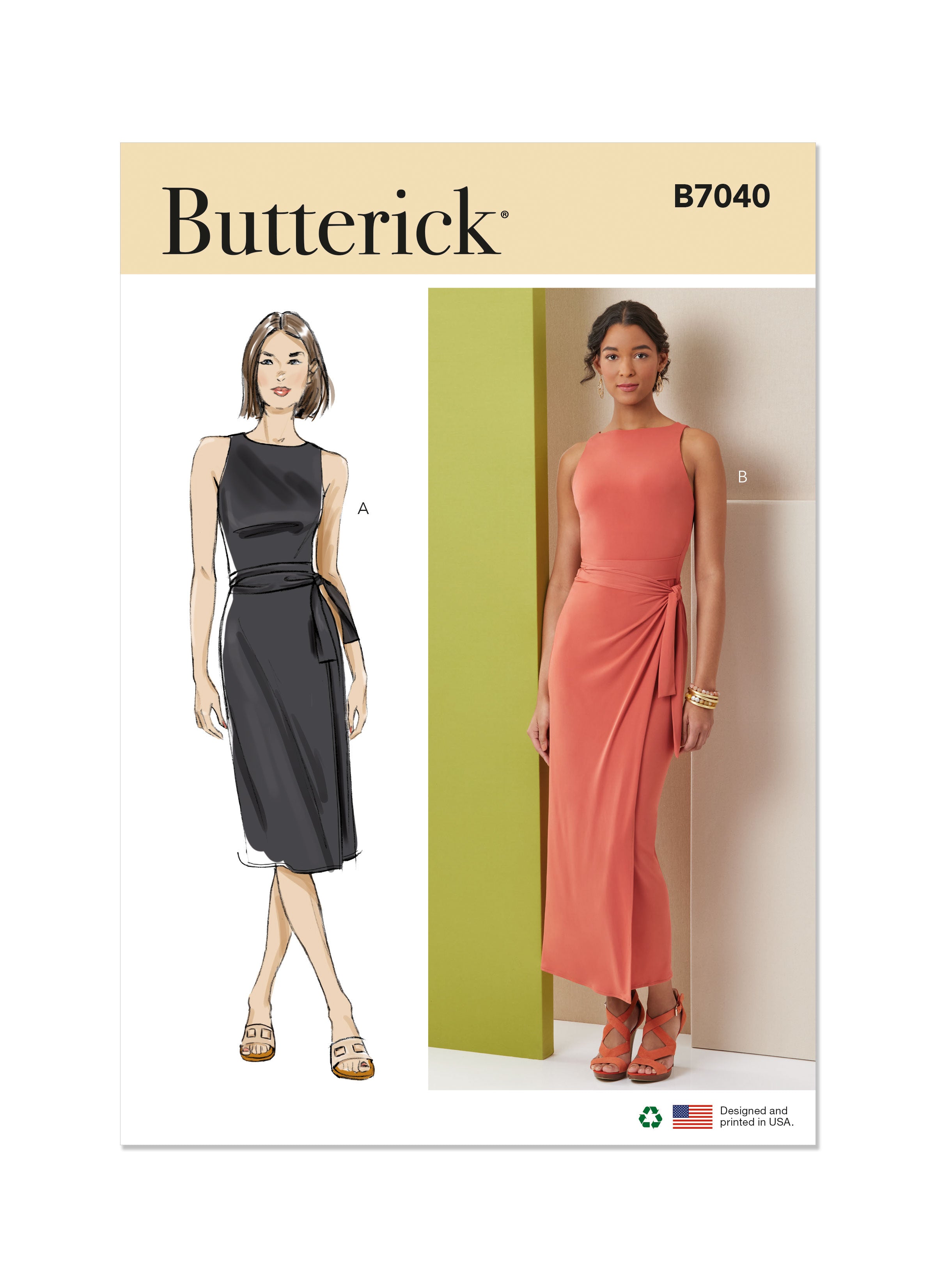 Butterick Knit Dress B7040
