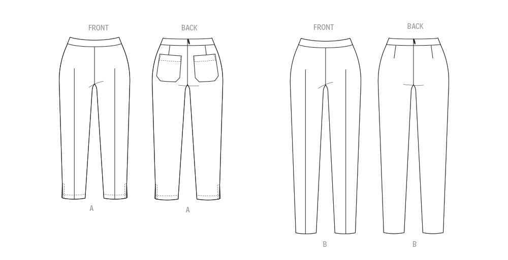 Butterick Trousers B7042