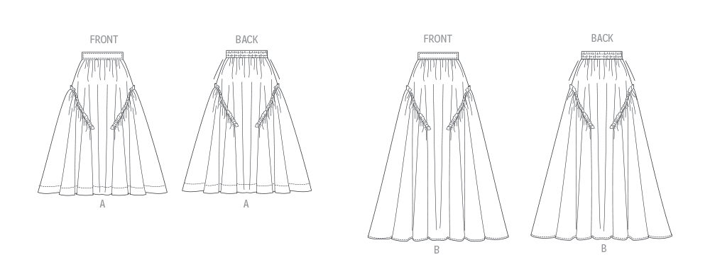 Butterick Skirt B7044