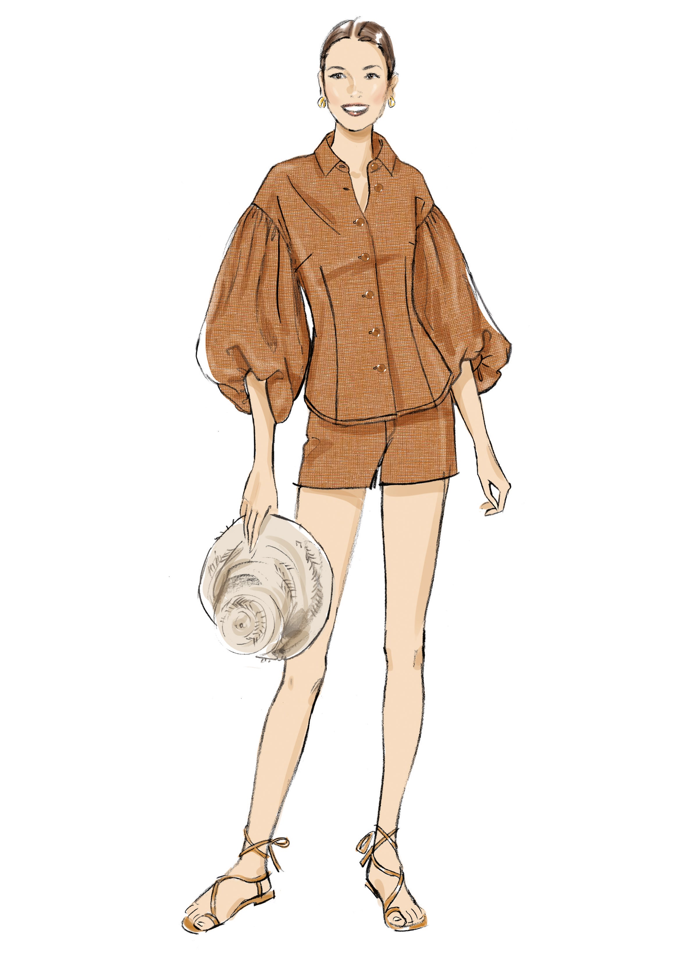 Butterick Top, Shorts and Trousers B7045