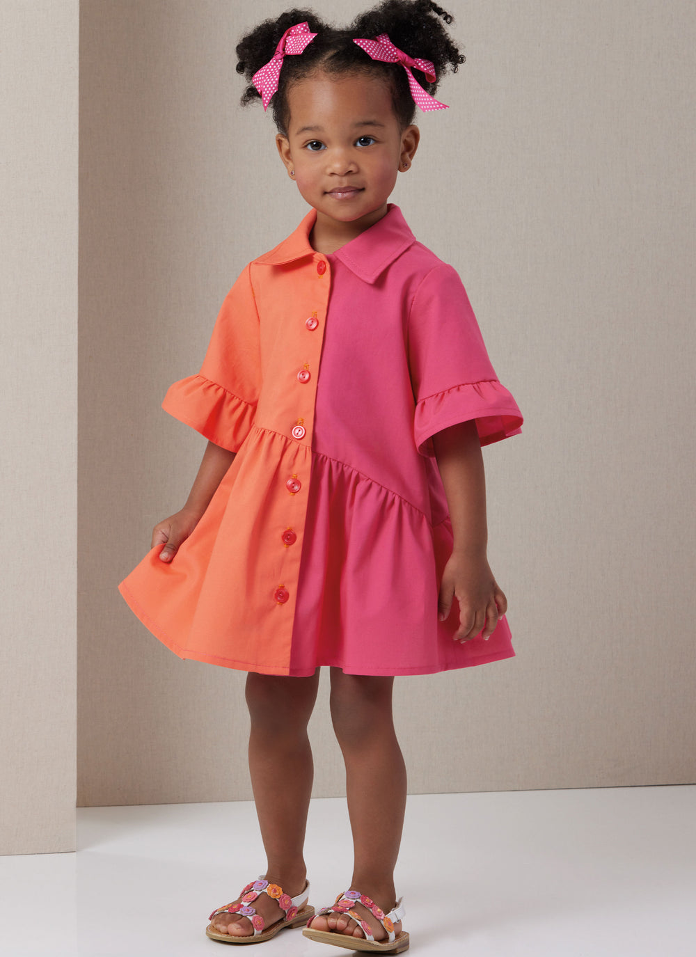 Butterick Toddlers' Dress B7049