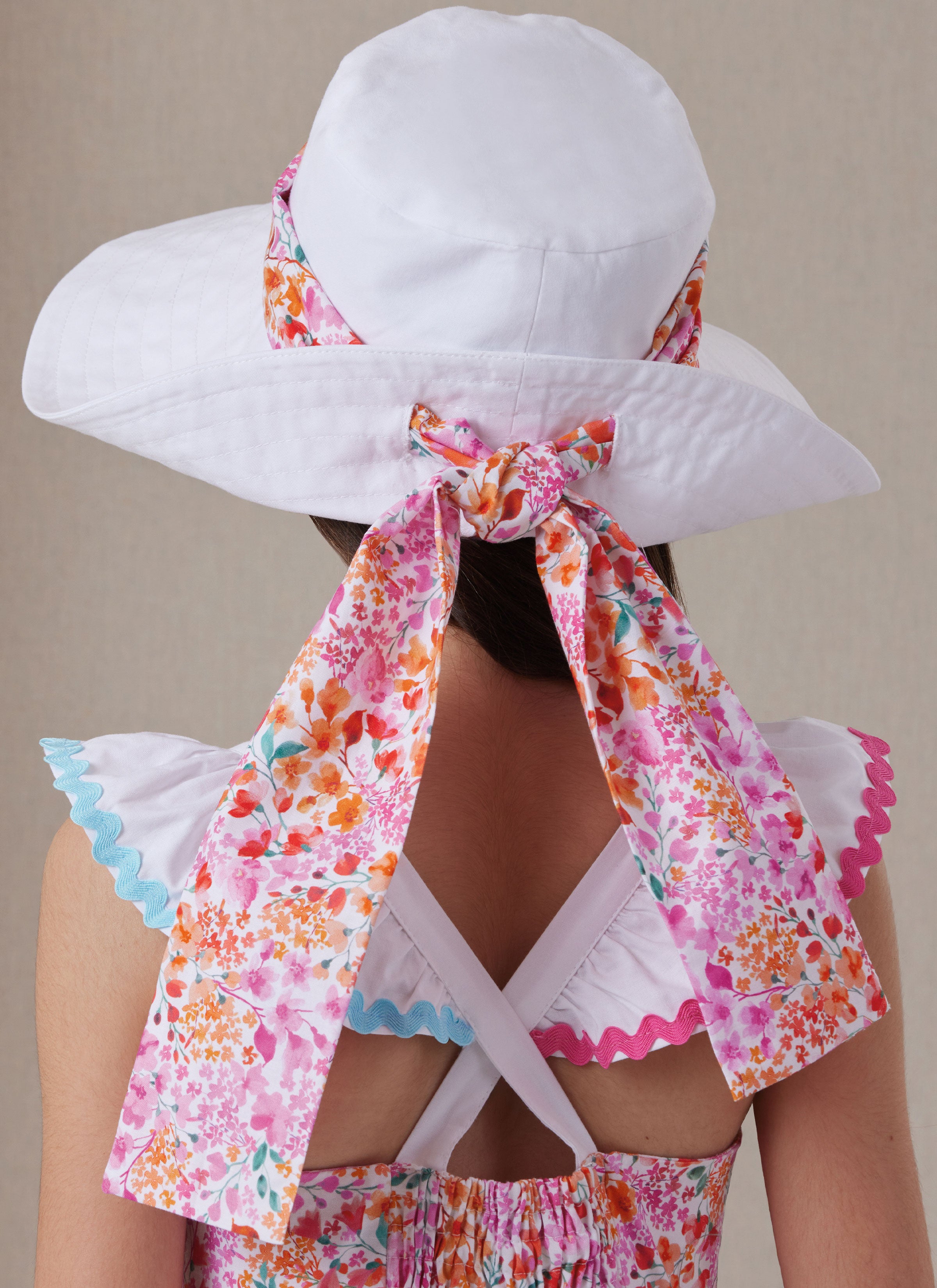 Butterick Girls' Dress and Hat B7051
