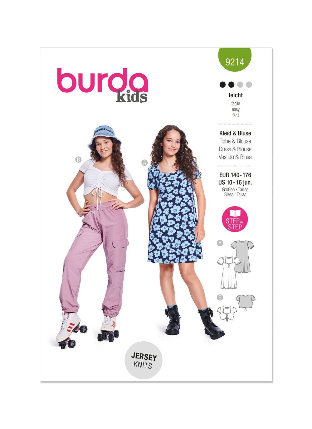 Burda Children's Dress and Shirt 9214