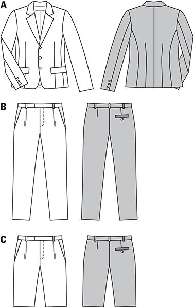 Burda Men's Suit 7046