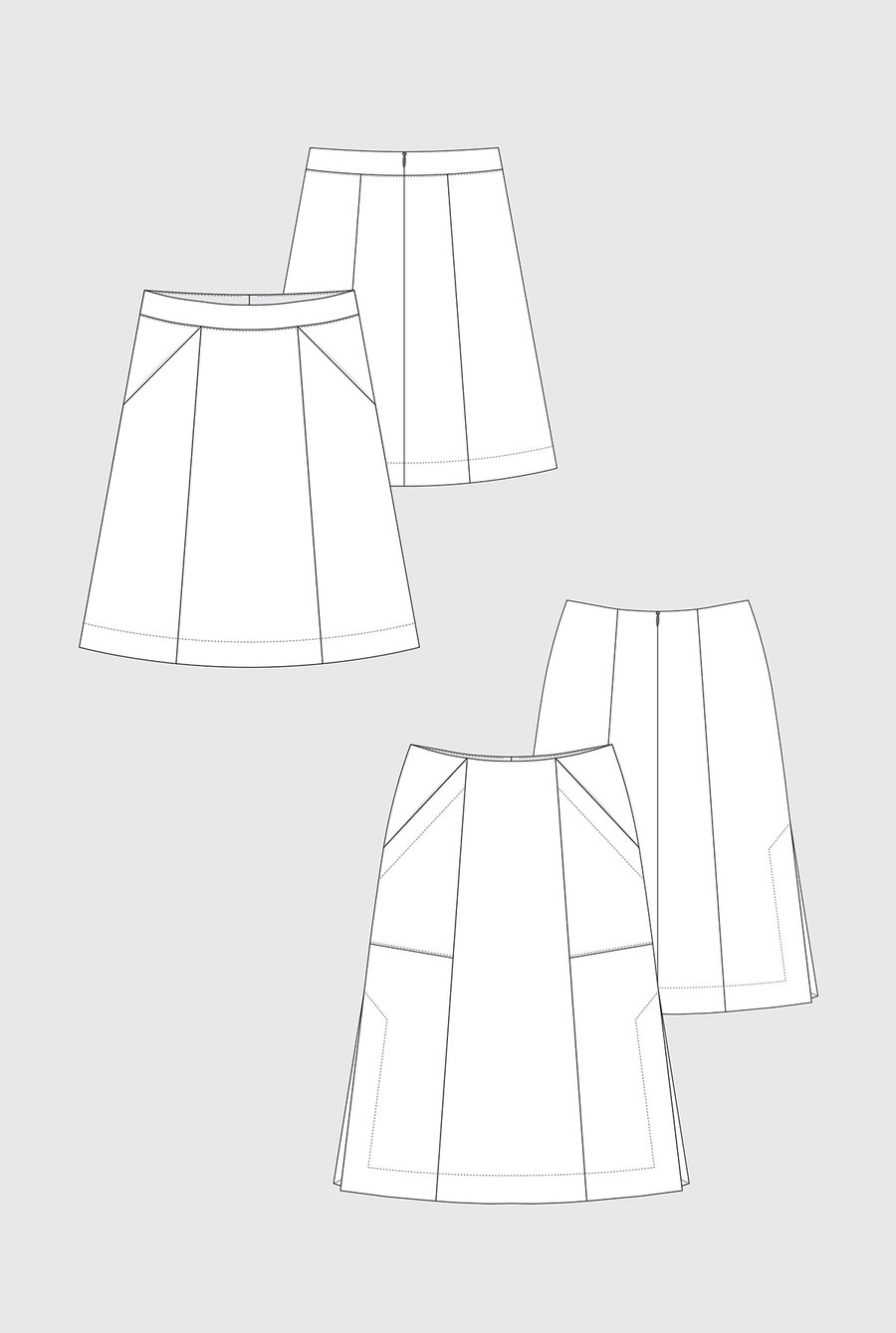 In the Folds Barkly Skirt