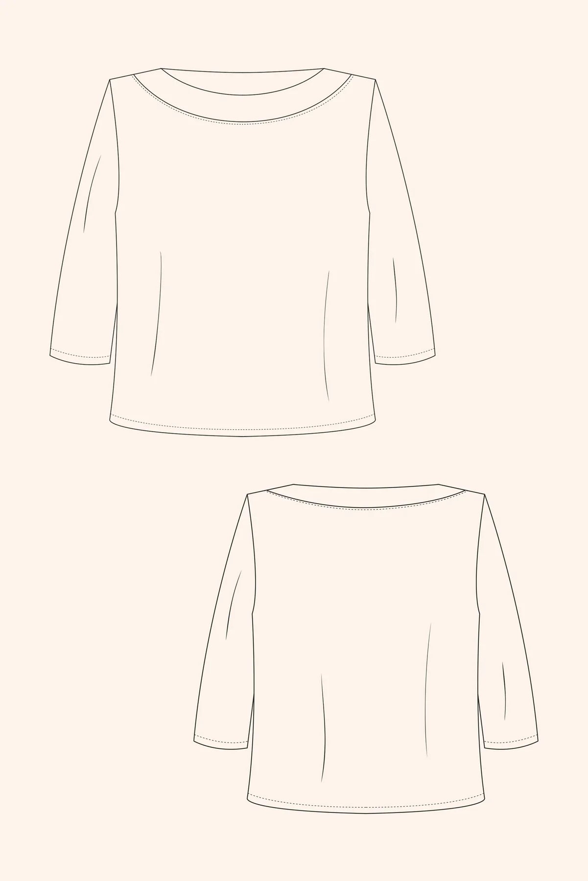 Modern Sewing Co. Boatneck Top