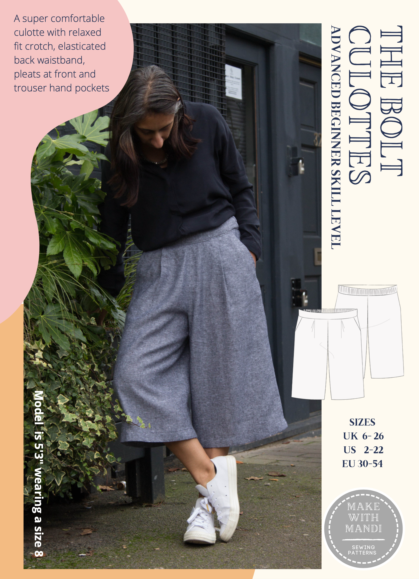 Make With Mandi Bolt Culottes