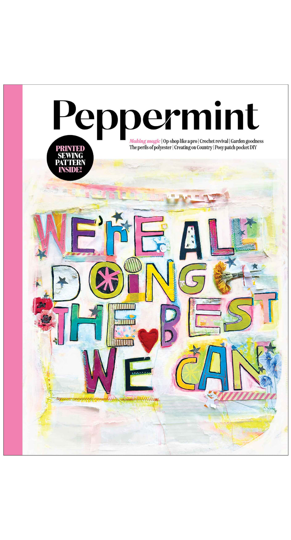 Issue 62 of Peppermint magazine on The Fold Line. Peppermint is an Australian magazine focused on style, sustainability, sewing and substance.