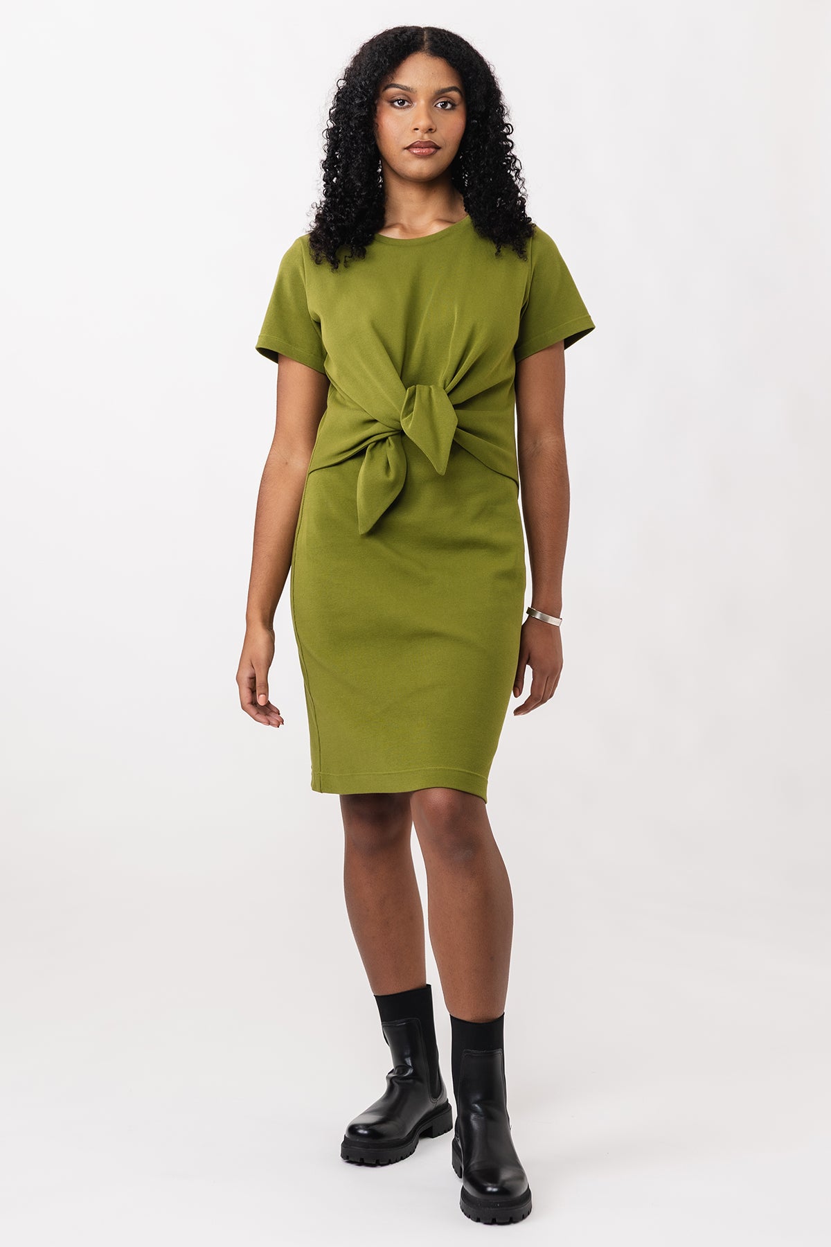 Named Lyyti Tie Front Dress  The Fold Line