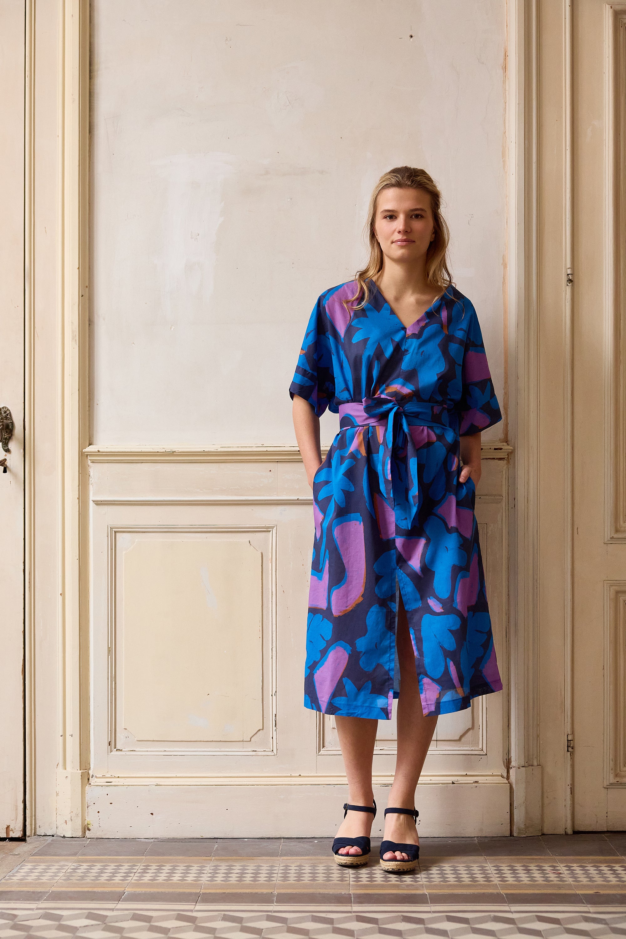 jupe longue modele de robe Ã©vasÃ©e en pagne