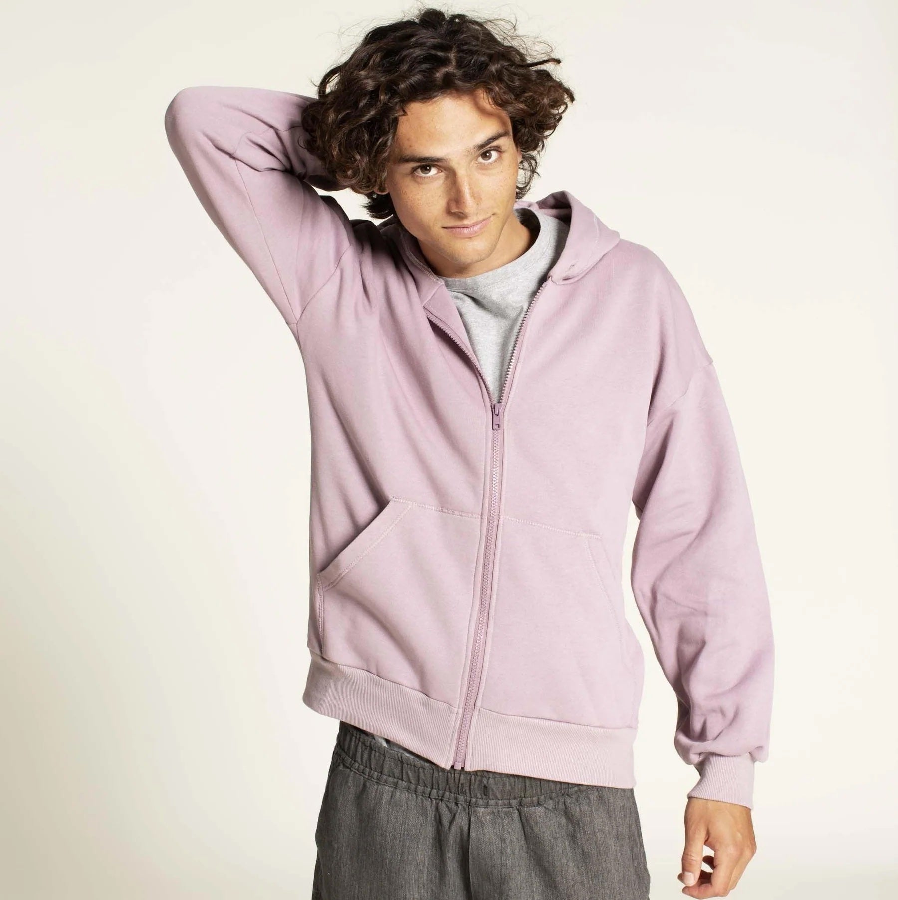 Wardrobe by Me Men s Zipper Hoodie The Fold Line