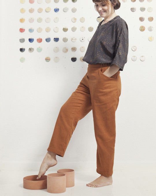 Morella Wide Leg Tencel Pants Morella Wide Leg Tencel Pants