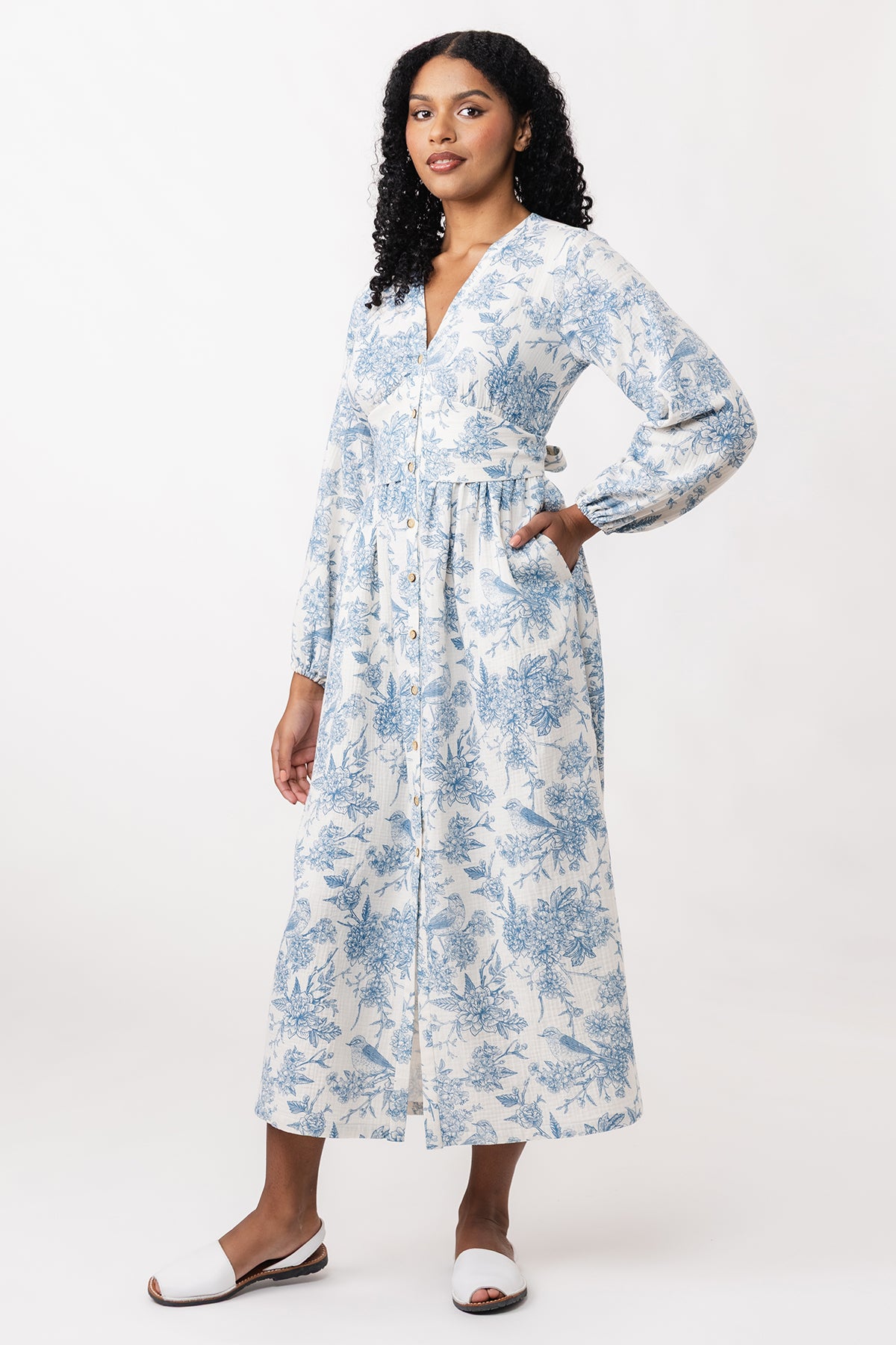 Named Oodi Gathered Midi Dress The Fold Line Named Oodi Gathered Midi Dress The Fold Line