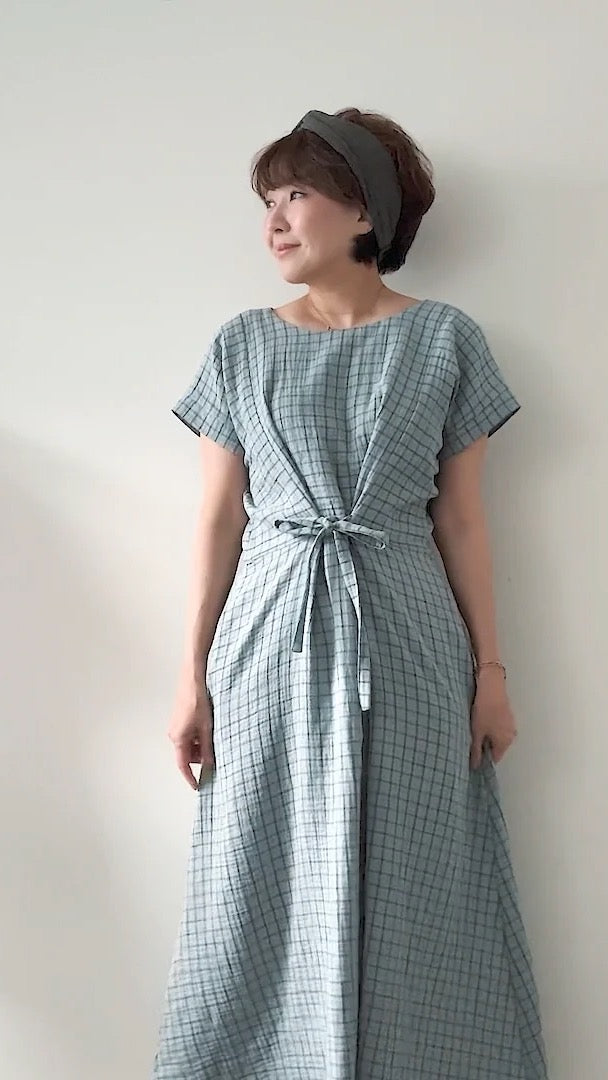 tie neck dress pattern