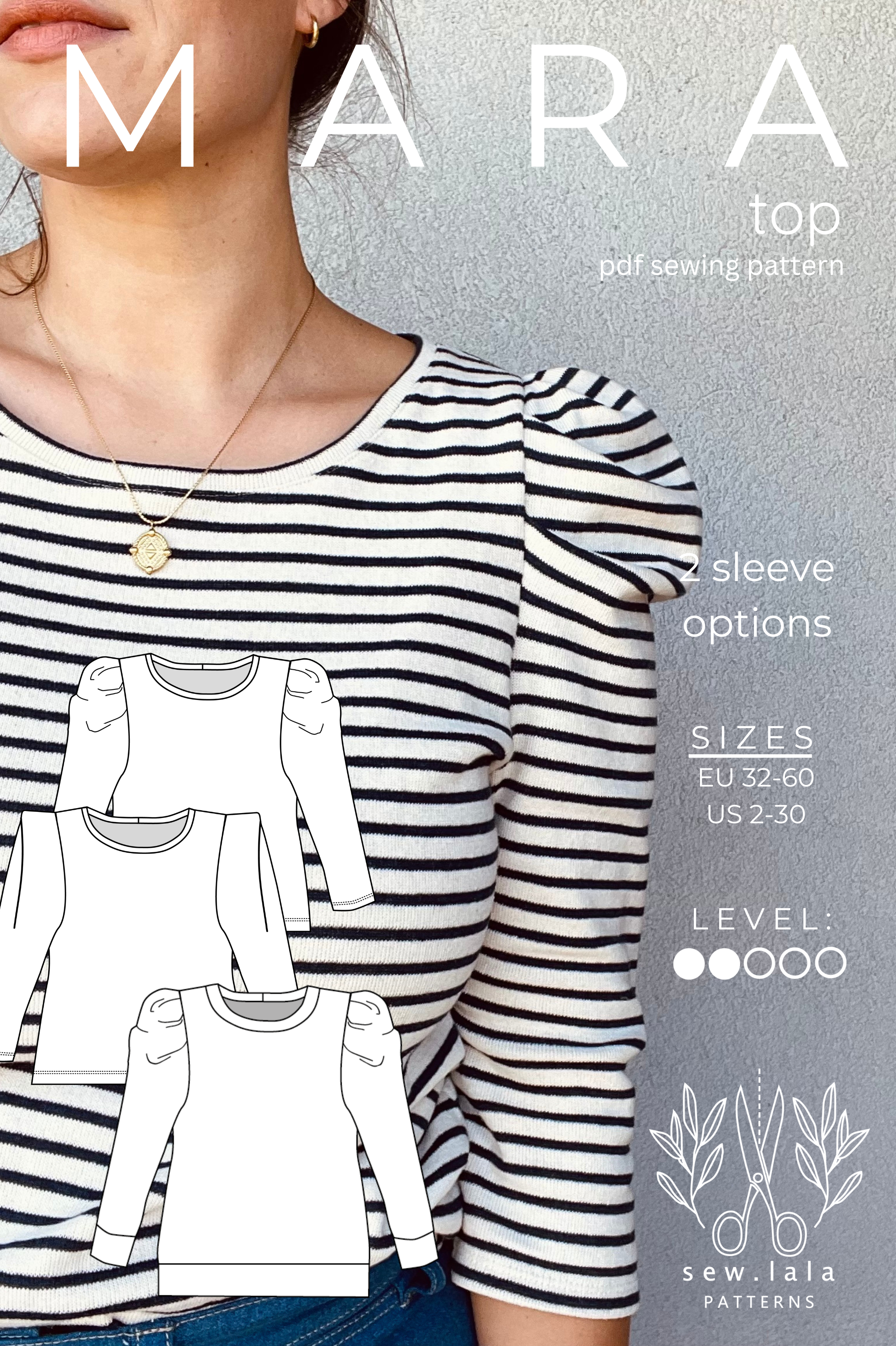 Sew.lala Patterns Mara Top