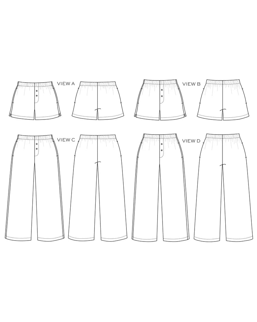 True Bias Casey Boxer Short and Pant