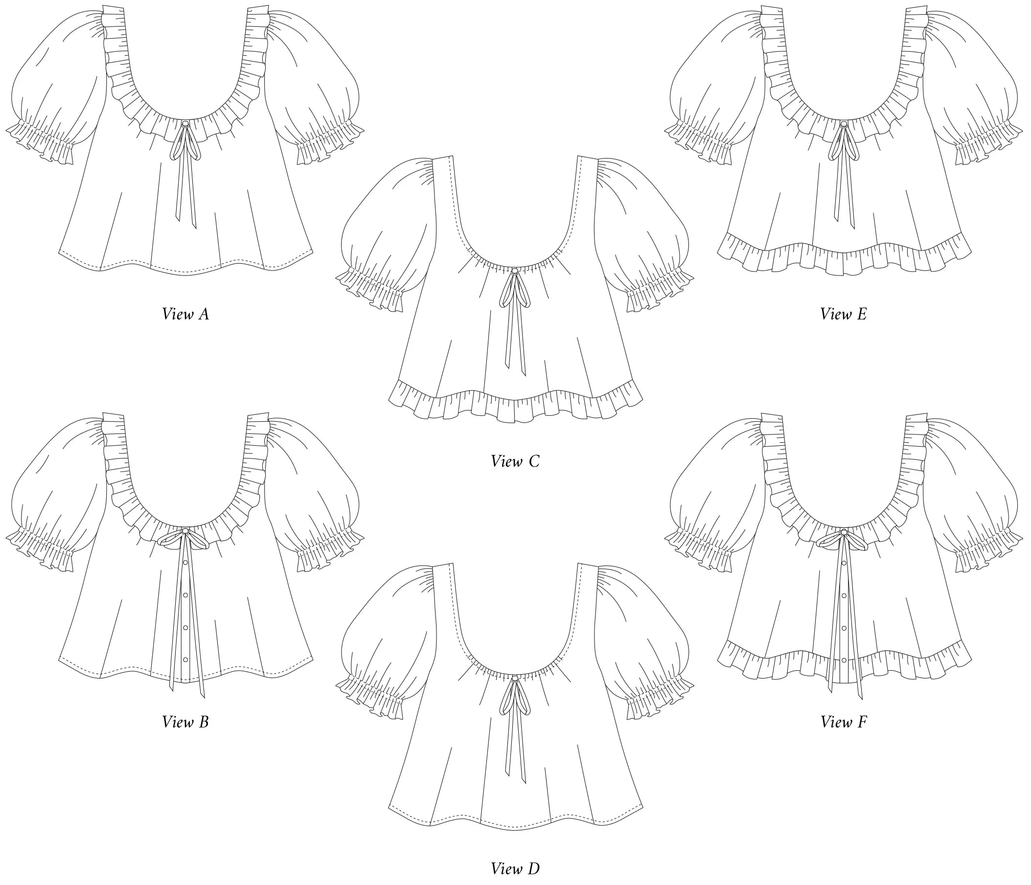 Silversaga Patterns Celine Blouse