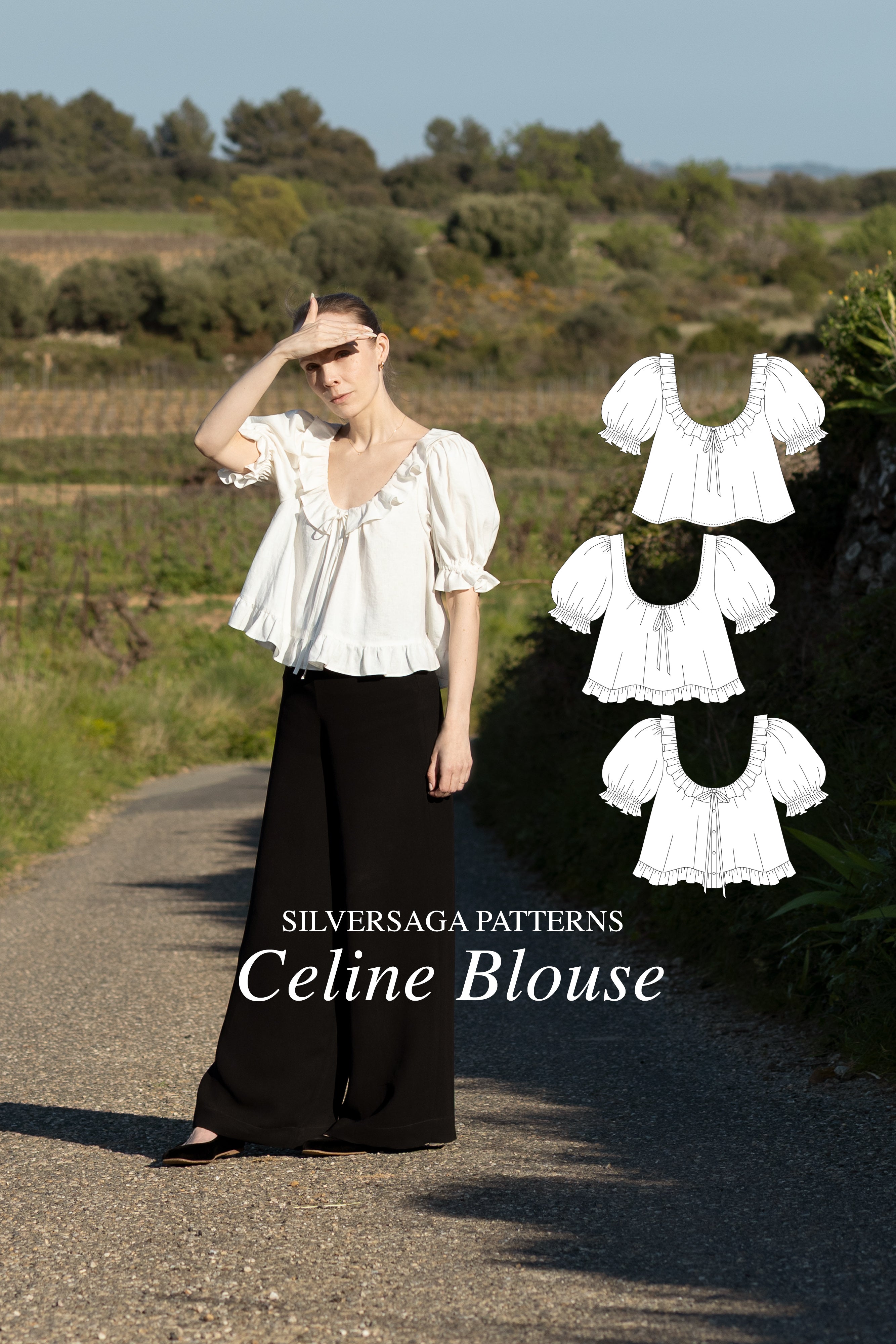 Silversaga Patterns Celine Blouse