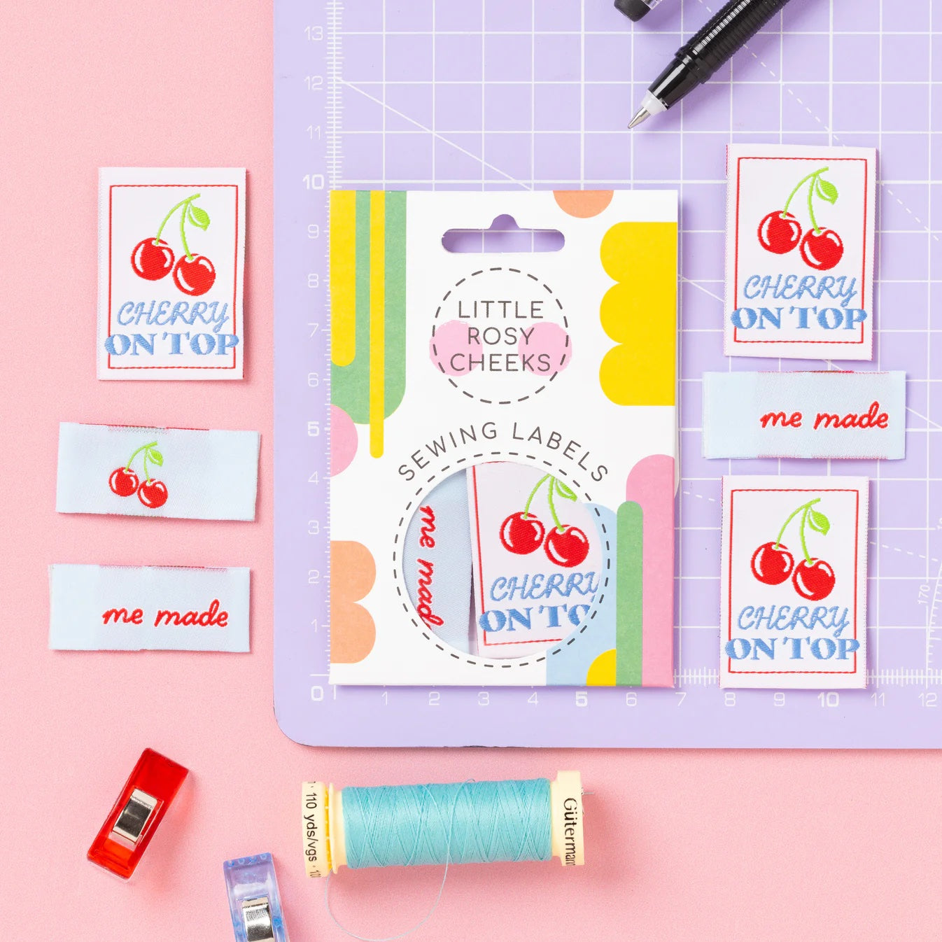 Little Rosy Cheeks 'Cherry on Top' Labels