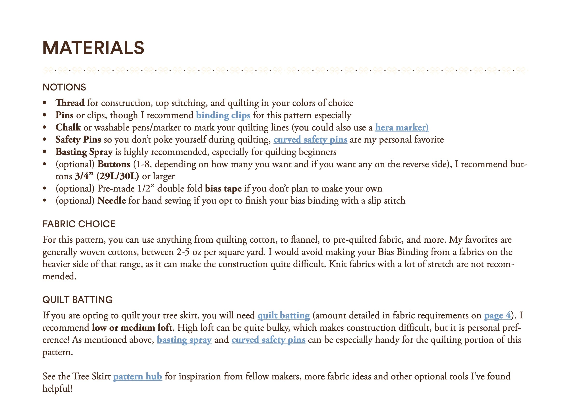 Syd Graham Patterns Connie Tree Skirt