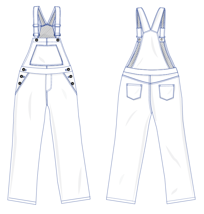 Fibre Mood Constance Overalls